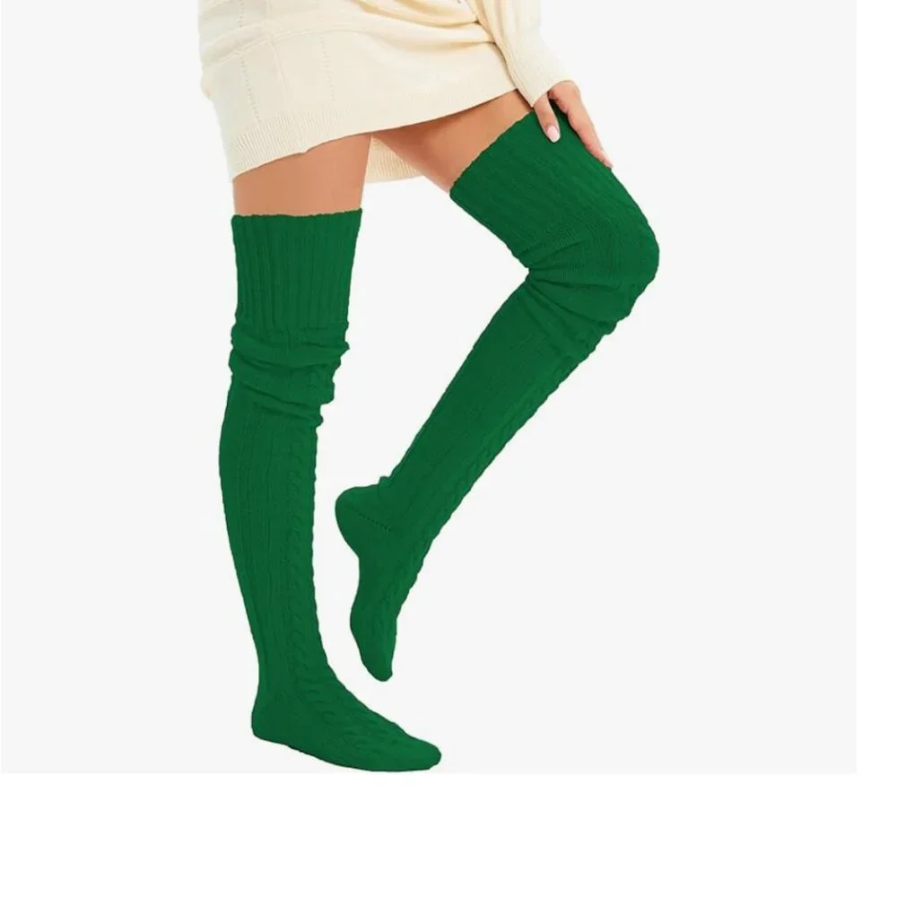 Extra Long Over Knee High Boot Stockings